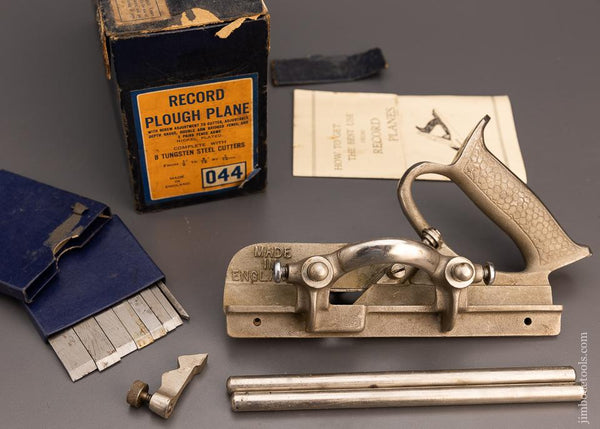 100% Complete RECORD No. 044 Plough Plane Near Mint in Original Box - 98986