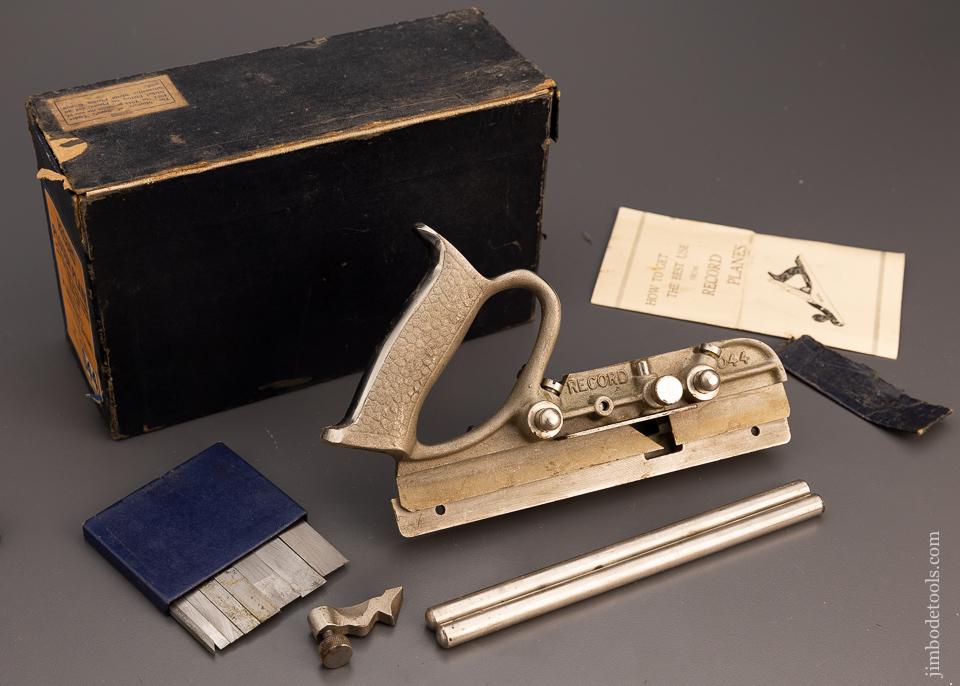 100% Complete RECORD No. 044 Plough Plane Near Mint in Original Box - 98986