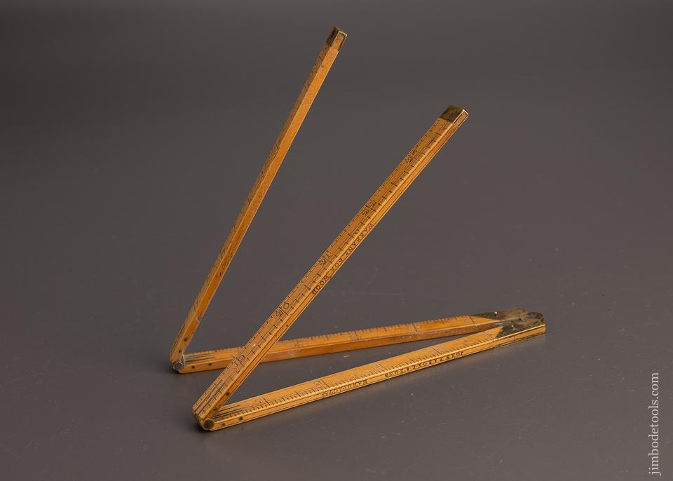 Good 2 Foot 4 Fold Boxwood Rule RABONE & SONS - 98987