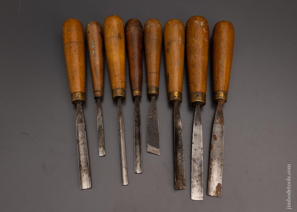 Set of 8 ADDIS Carving Chisels - 99049