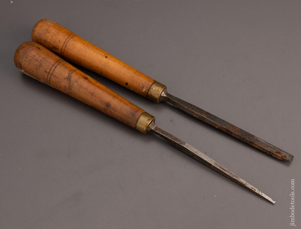 2 WM. BUTCHER Tang Chisels - 99052