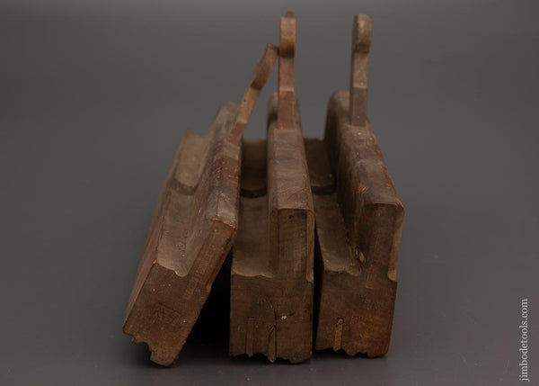 Crisp Set of 3 Moulding Planes by STOTHERT BATH 1784-1841 - 99058