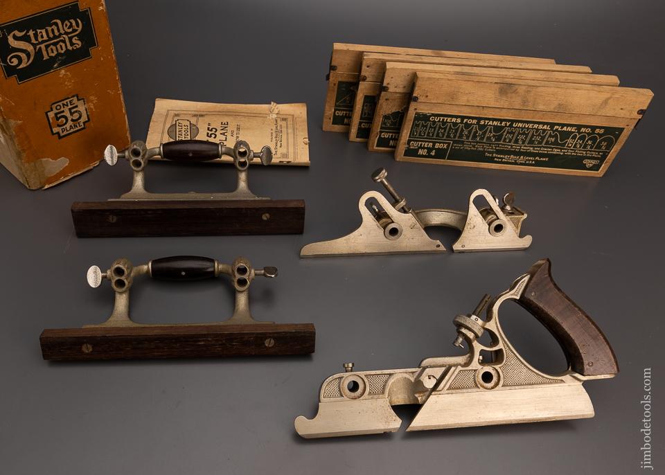 Near Mint in Original Box STANLEY No. 55 Combination Plane 100% Complete - 99098