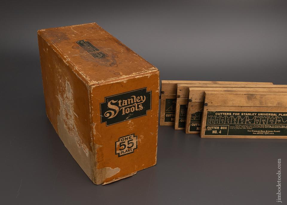 Near Mint in Original Box STANLEY No. 55 Combination Plane 100% Complete - 99098