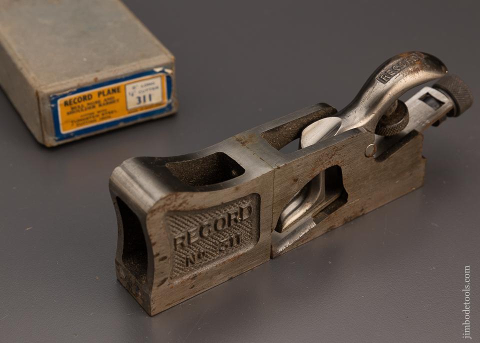 Crisp Fine RECORD No. 311 Shoulder Plane in Original Box - 99107