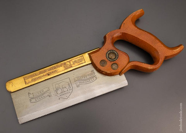 Little-Used TYZACK Brass Back Dovetail Saw - 99123