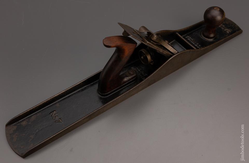Fine STANLEY No. 7C SWEETHEART Jointer Plane with Decal Handle - 99125