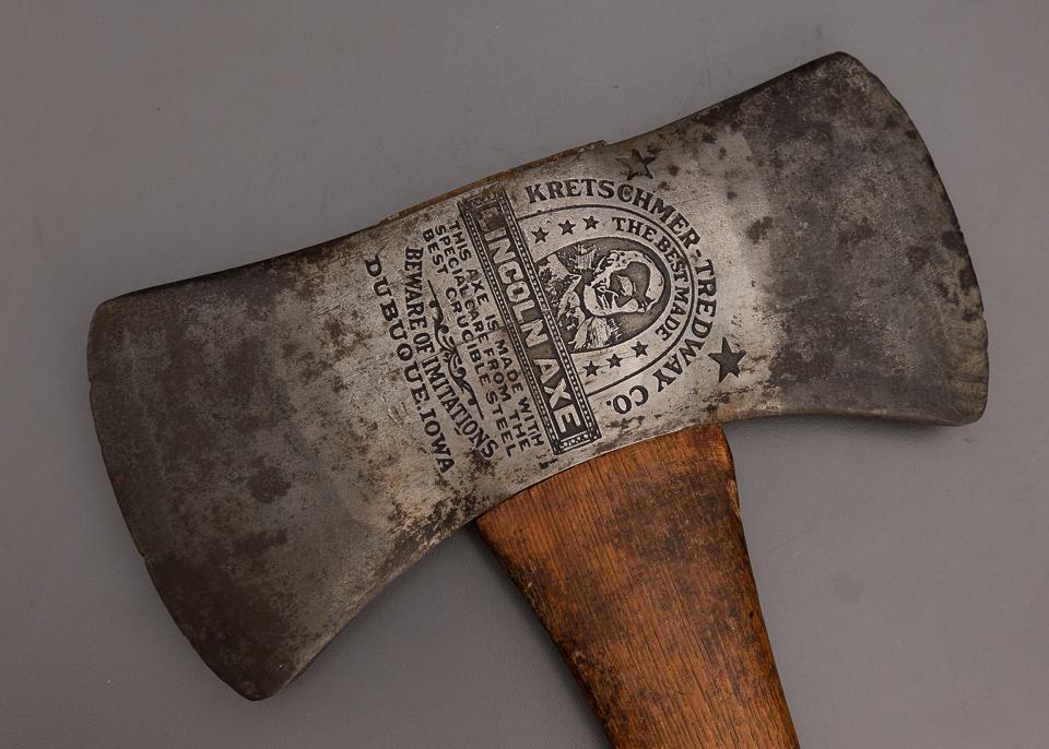 Excellent Crisp Embossed LINCOLN AXE KRETSCHMER TREDWAY CO. - 99129