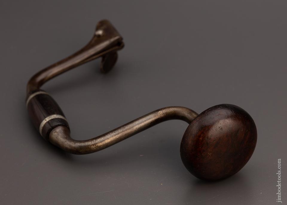 JOHN S. FRAY No. 108 SPOFFORD PATENT Bit Brace with Rosewood Fittings - 99139