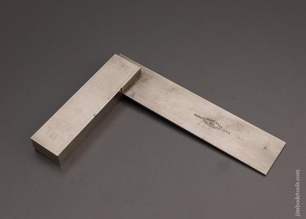 BROWN & SHARPE No. 540 4 1/2 Inch Steel Try Square - 99176
