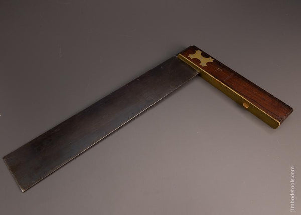 BROWN & FLATHER 15 inch Rosewood Try Square - 99205