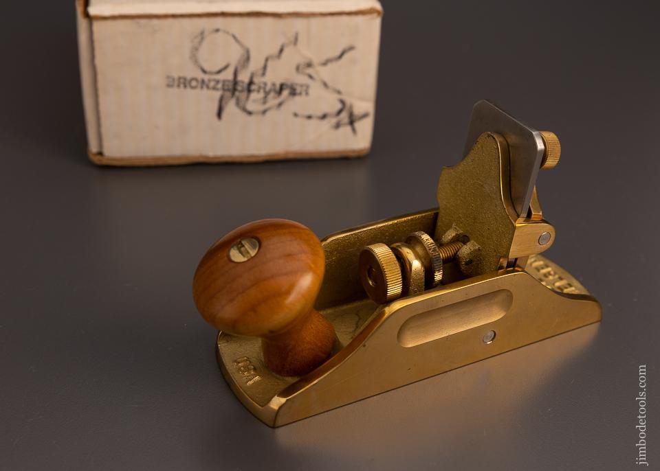 LIE NIELSEN  Discontinued No. 212 Bronze Scraper Plane Mint in Box - 99236