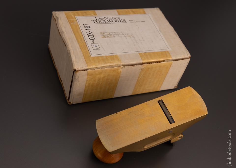 LIE NIELSEN  Discontinued No. 212 Bronze Scraper Plane Mint in Box - 99236