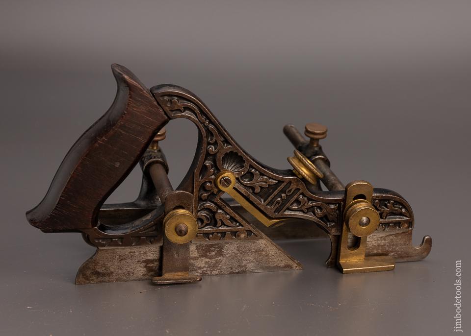 Fine MILLERS PATENT No. 43 Ornate Plow Plane - 99258