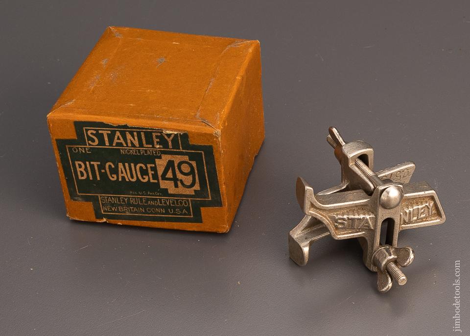 STANLEY No. 49 Bit Gauge MINT in Original Box - 99274