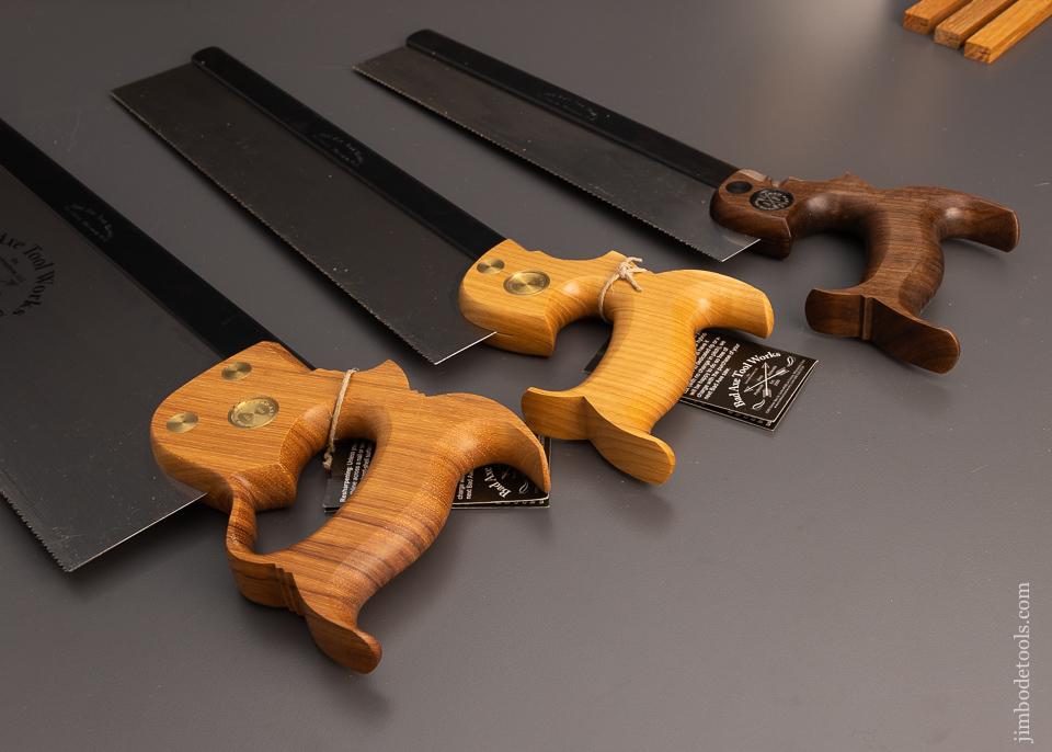 Stunning Set of 4 BAD AXE TOOL WORKS Saws Mint Unused - 99289