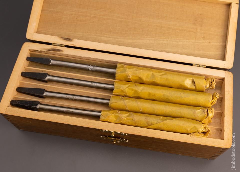 Mint in Box RUSSELL JENNINGS Auger Bits in Original Three Tiered Box with Outer Box - 99290