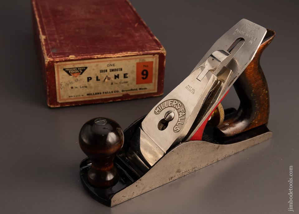 MILLERS FALLS No. 9 Smooth Plane in Box - 99300