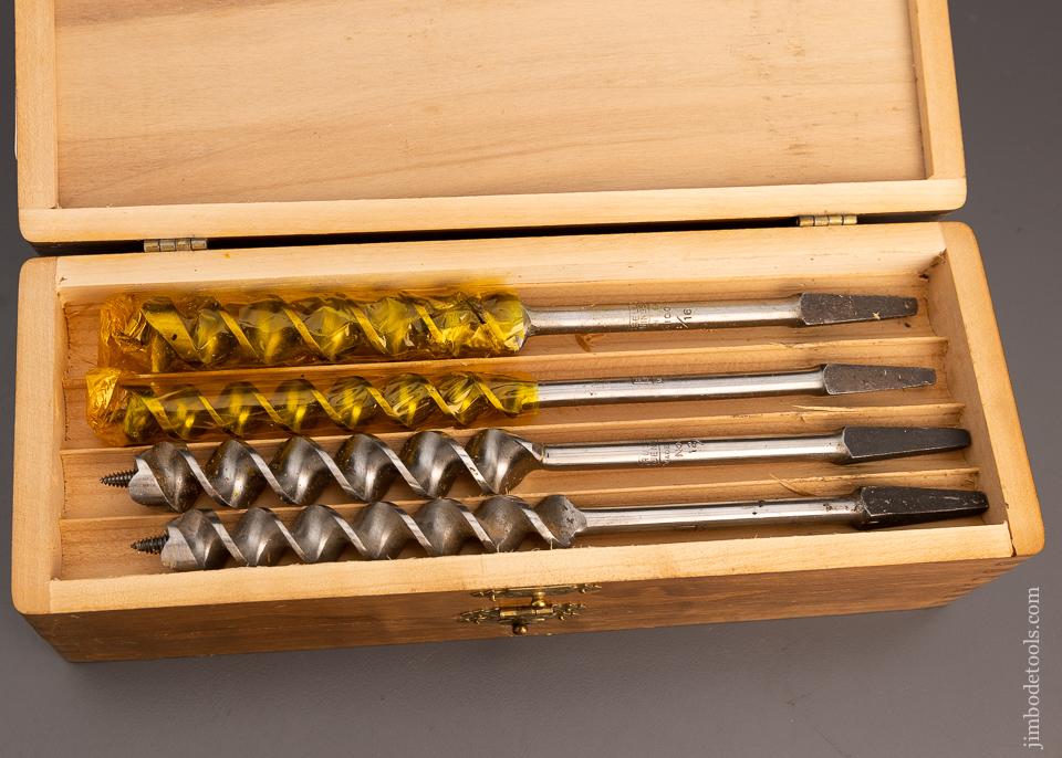 Complete Set of 13 RUSSELL JENNINGS Auger Bits in Original Three Tiered Box - 99308