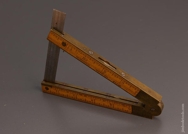 Crisp, Fine CHAPIN STEPHENS CO. No. 036 Combination Rule, Level & Clinometer - 99313
