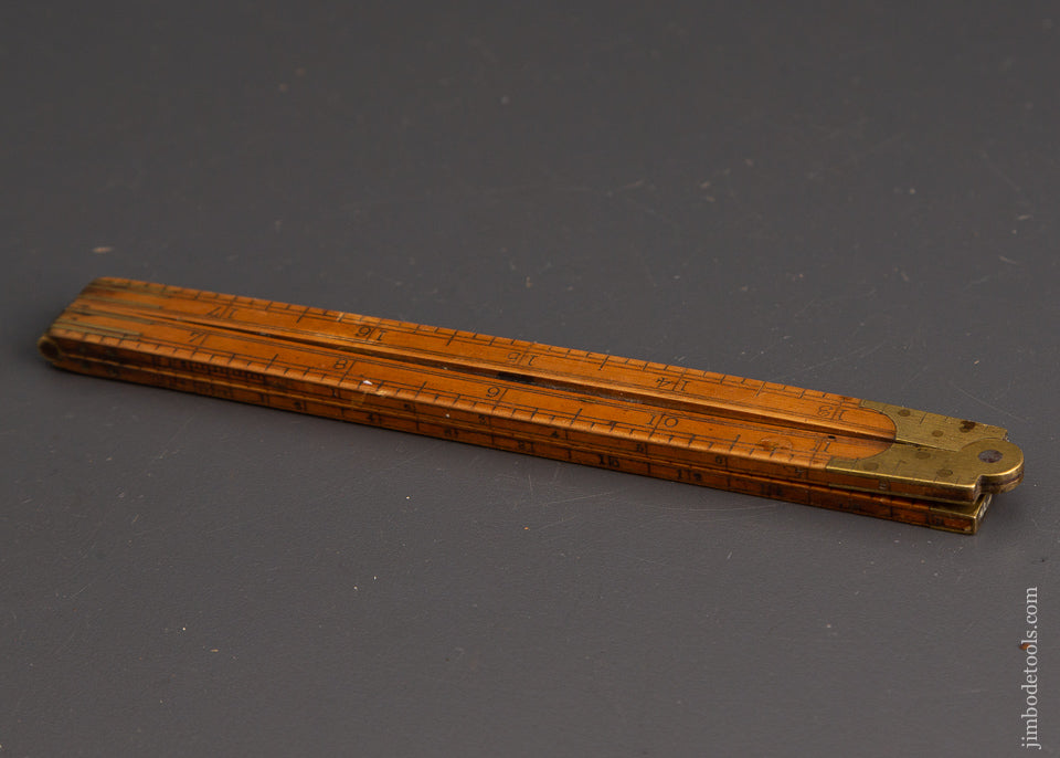 Warped G.H. BUCK 2 Foot 4 Fold Rule - 99341