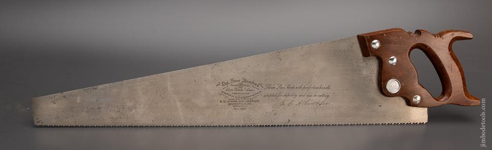 Mint ATKINS “THE FOUR HUNDRED” Rosewood! Handle Hand Saw - 99352