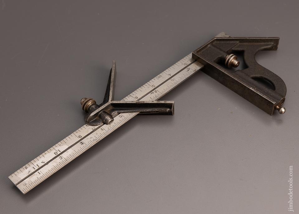 12 Inch L.S. STARRETT CO. Combination Square with Center Finder - 99371