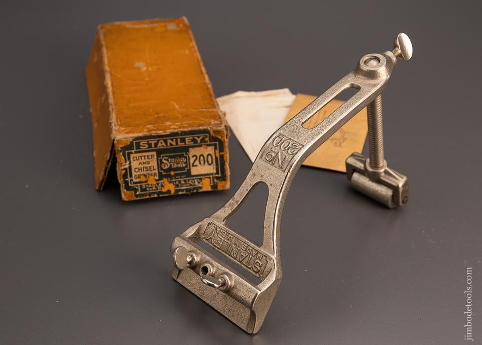 STANLEY No. 200 Cutter & Chisel Grinder Mint in Original Box - 99382