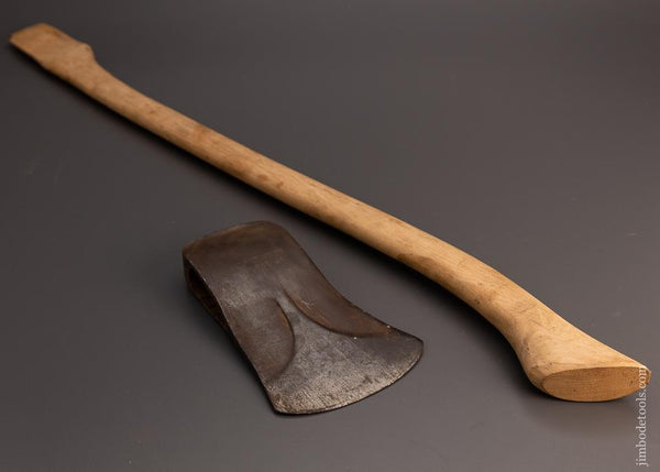 Excellent 3 1/2 Pound KELLY PERFECT Single Bit Felling Axe Vintage with Phantom Bevels - 99428