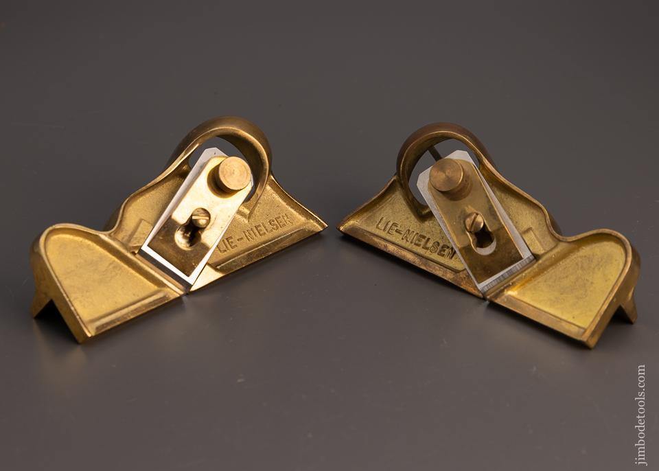 LIE NIELSEN No. 95 Right & Left Hand Edge Planes in Bronze - 99448