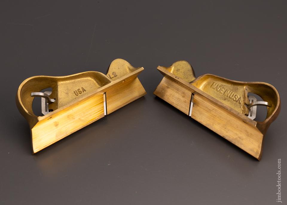 LIE NIELSEN No. 95 Right & Left Hand Edge Planes in Bronze - 99448