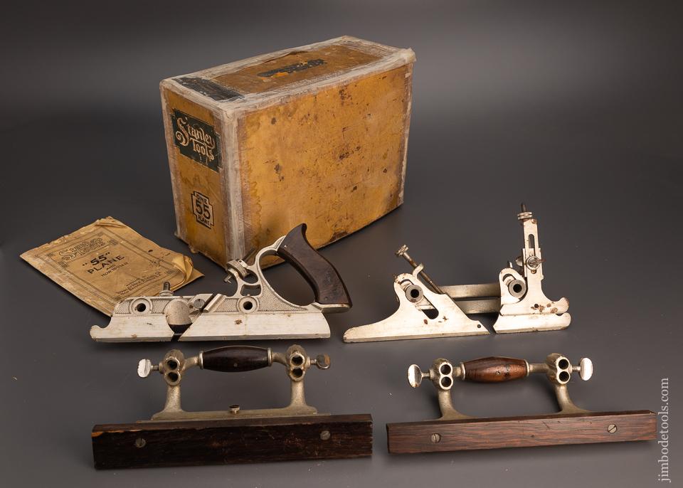 100% Complete and Near Mint STANLEY No. 55 Combination Plane - 99463