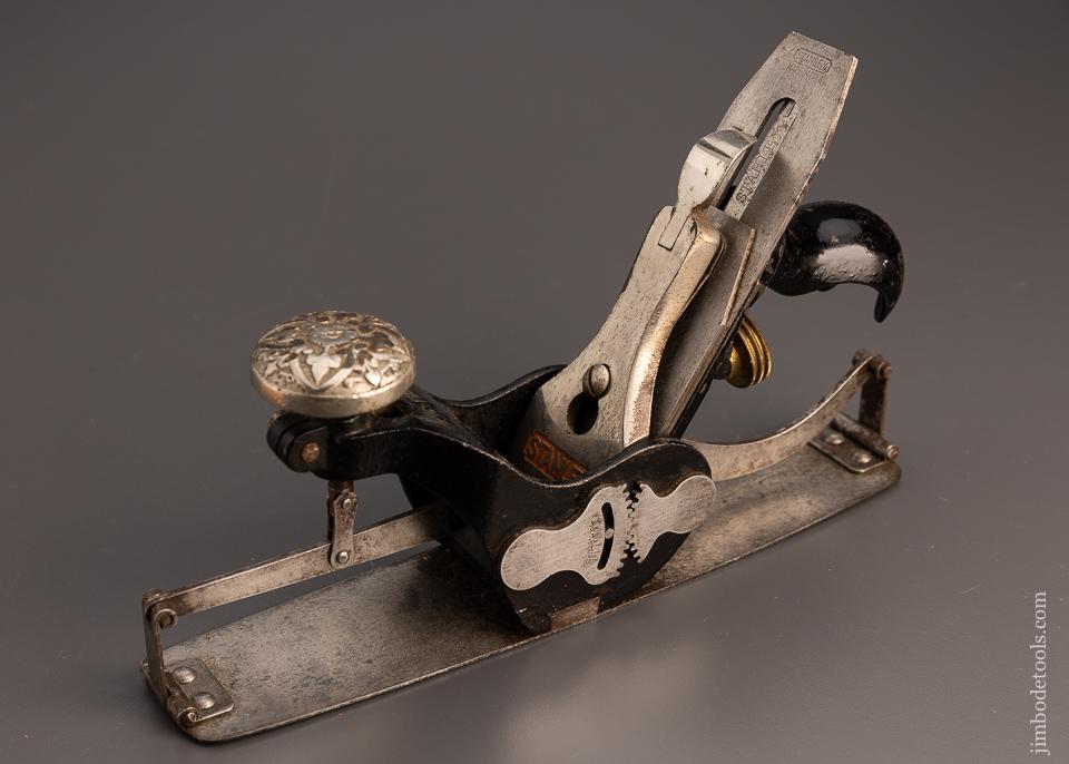 Fine STANLEY No. 113 Circular plane Type 8A with Floral Cap - 99471