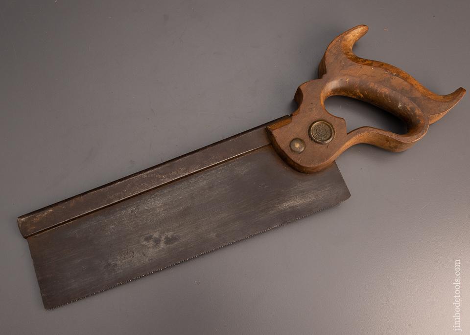 DISSTON & SONS 15 Point 10 Inch Rip Dovetail Saw Dual Mark - 99481