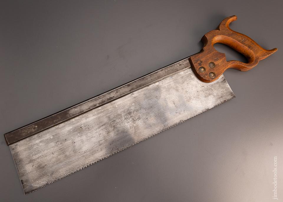 SHEFFIELD SAW WORKS 12 Point 16 Inch Crosscut Back Saw - 99537