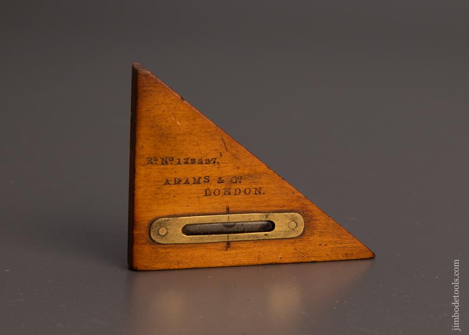2 1/4 x 3 Inch Boxwood Corner Level ADAMS & CO. LONDON - 99539