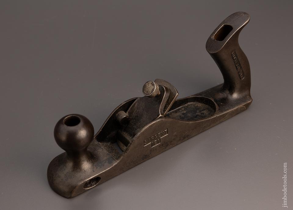 Well-used Rare SARGENT No. 161 Solid Iron Scrub Plane - 99603