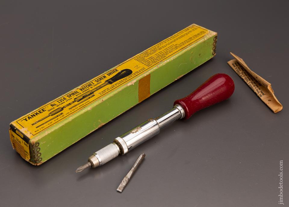 YANKEE NO. 135A Spiral Ratchet Screw Driver Mint in Box -  99639
