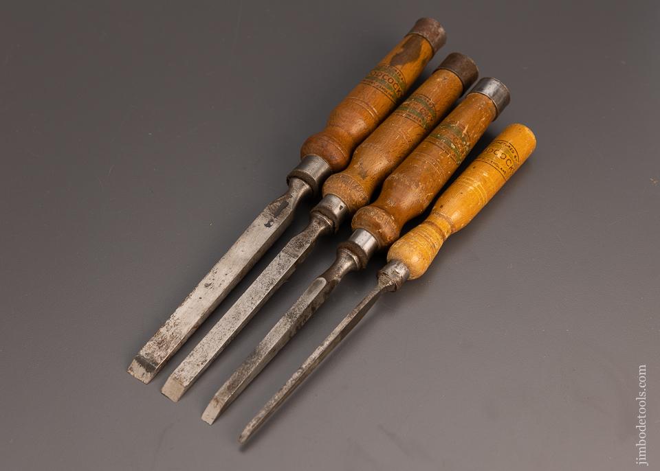 4 Mortise Chisels by WOODCOCK - 99670