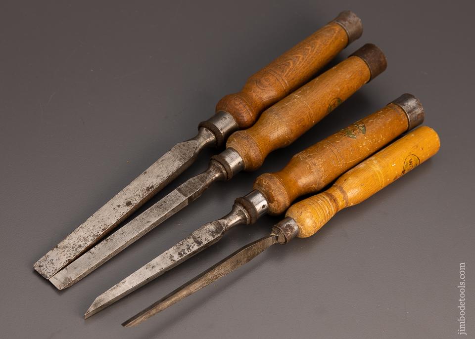 4 Mortise Chisels by WOODCOCK - 99670