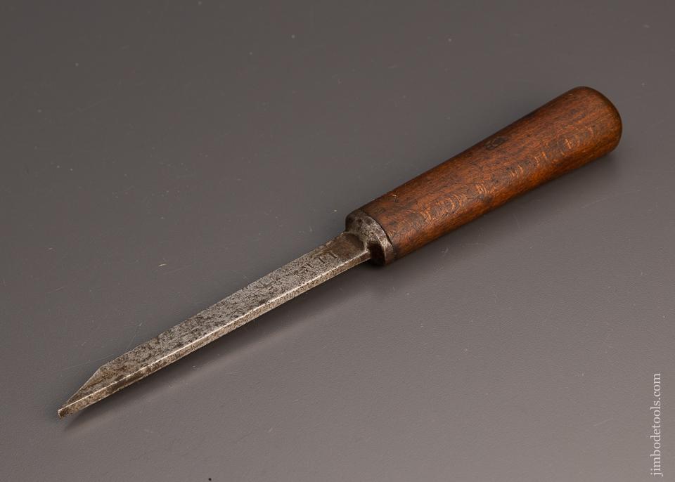 1/8 x 10 3/4 18th Century Pig Sticker Mortise Chisel P. LAW - 99674