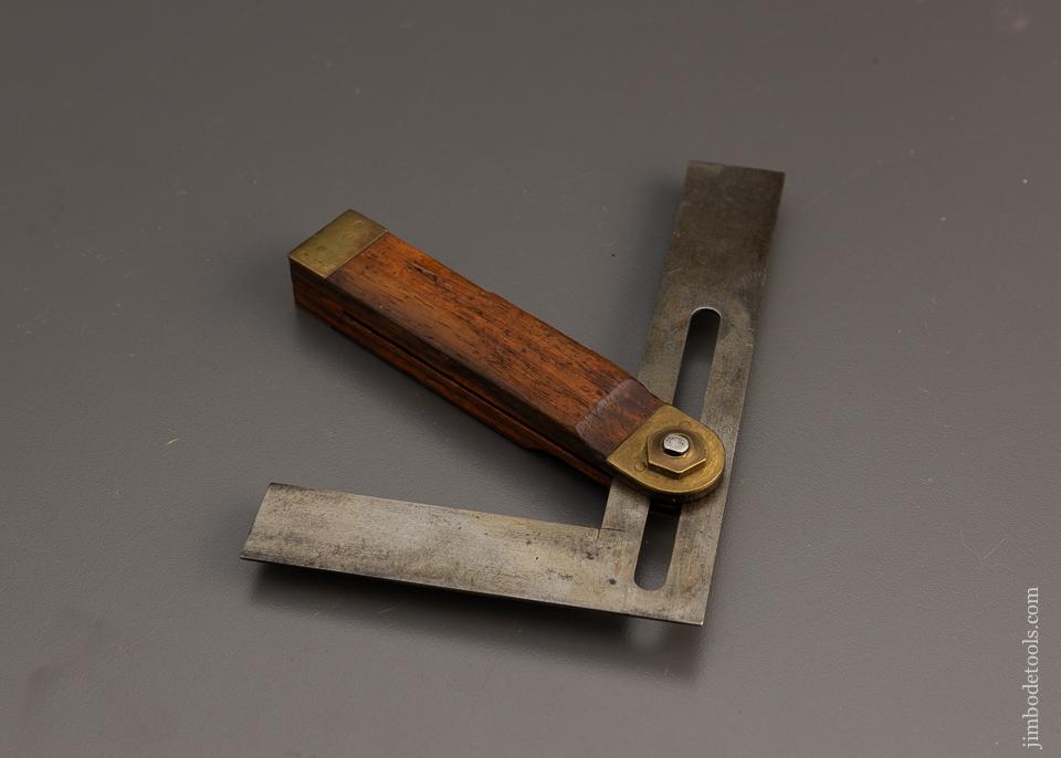 Rare STANLEY No. 24 Combination Try Square and Bevel - 99694