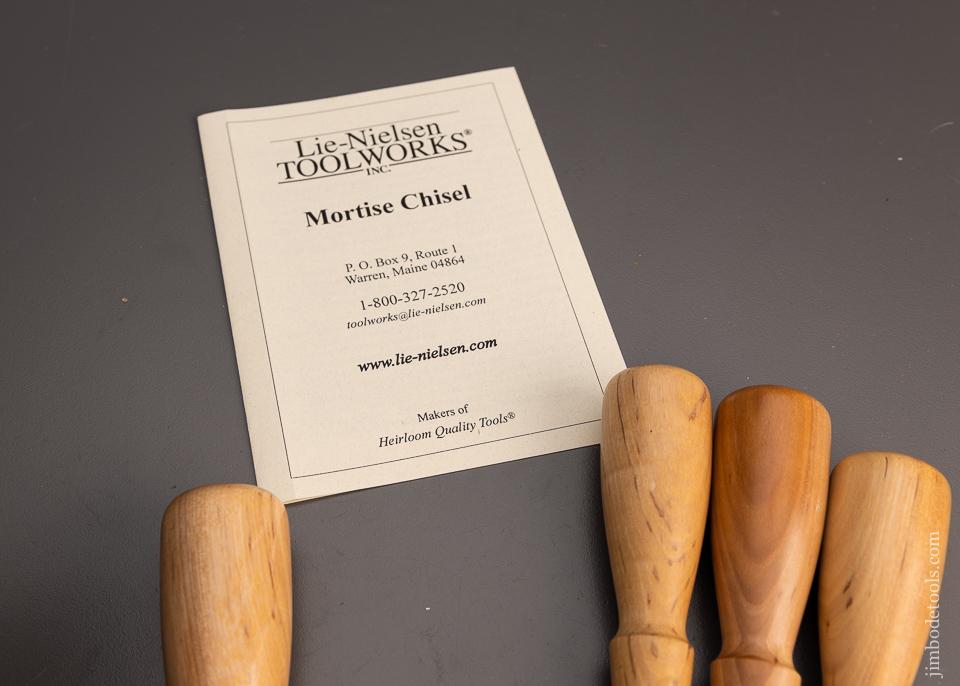 Mint in Box LIE NIELSEN  5 Piece Mortise Chisel Set - 99704