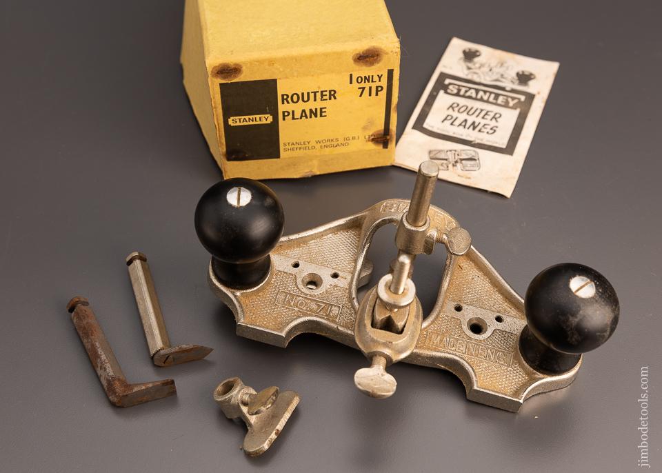 100% Complete! STANLEY No. 71 Router Plane Mint in Box - 99720