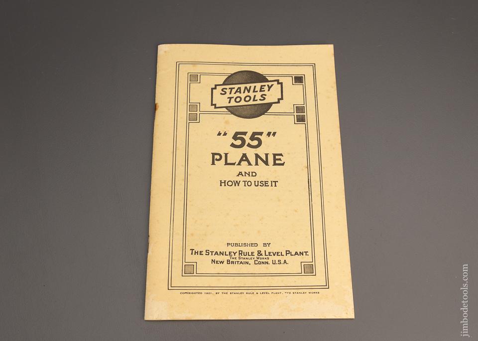 Extra Fine and 100% Complete STANLEY No. 55 Combination Plane SWEETHEART - 99737