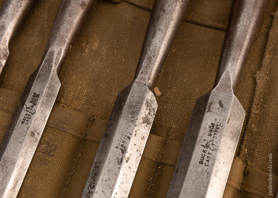 Fine Complete Set of 12 Socket Firmer Chisels by BUCK BROS. - 99762