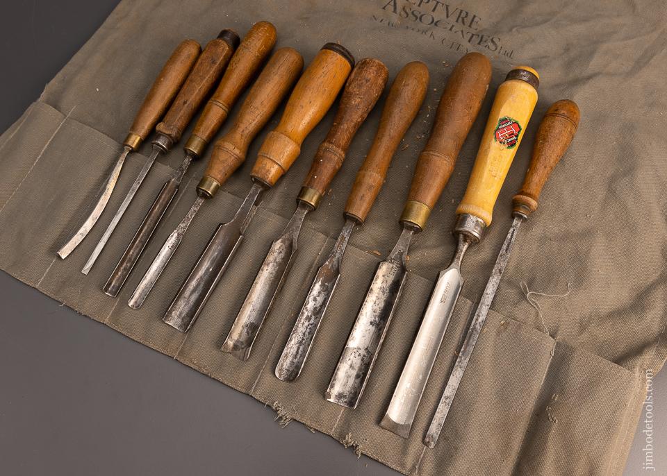 Sample Of Gouges 10 Good Gouges Assorted Makers - 99778 – Jim Bode Tools