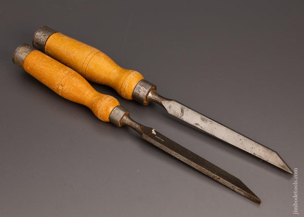 Pair of Mortise Chisels 7/16 and 1/4 Inch - 99783