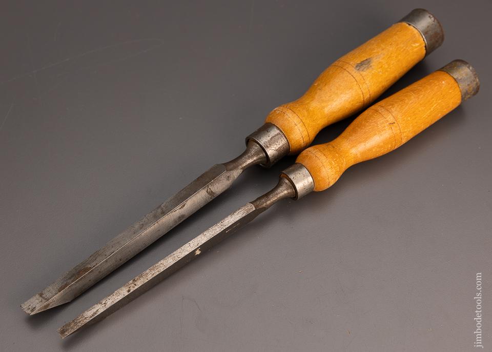 Pair of Mortise Chisels 7/16 and 1/4 Inch - 99783