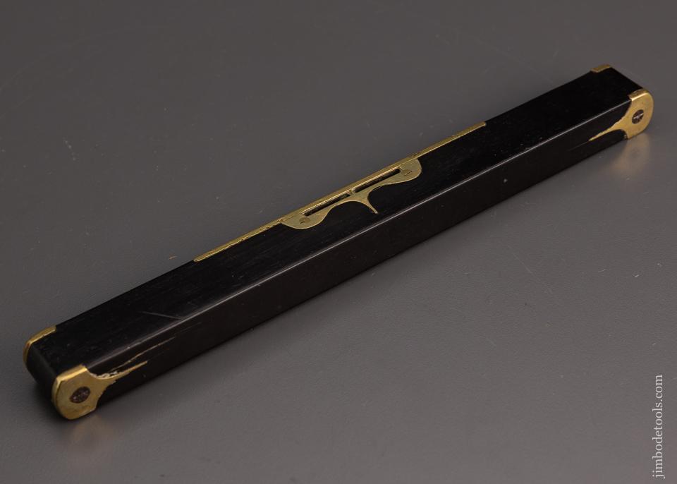 Ornate Ebony & Brass Scottish Level by LIDDELL’S - 99806